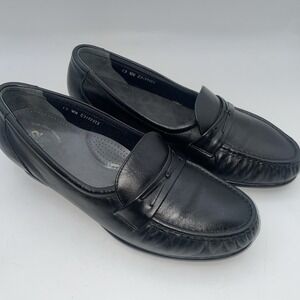 SAS Tripad Comfort Women Leather Black Loafers US Size‎ 12 WW